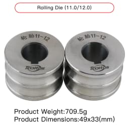 Rolling Mill Auxiliary MOLDS for Bracelet Rolling Machine Round Oval Flat Profiles