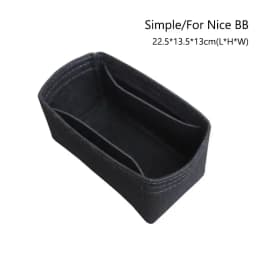 Durable Felt Handbag Insert Bag Storage Organization Purse Liner Bag Support Portable Internal Bag for For LV Nice Nano/Mini/BB