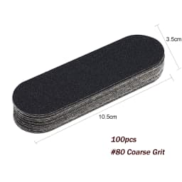 1/100PCS Pedicure File Refill Pads Callus Remover Foot Files Pedi File Replacement for Reusable Stainless Steel Foot Rasp Handle