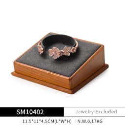 Oirlv Solid Wood Jewelry Tray Bracelet Ring Display Props Sets Jewelry Organizer Holder Necklace Display Stand Jewelry Plate