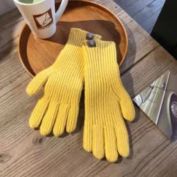 27CM Women Solid Simple Long Knitted Gloves Keep Warm Fingertip Touch Screen Long Style Windproof Outdoor Cycling