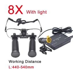 4X 5X 6X 8X 6x Dental Loupes Binnocular Magnifying Glass Medical Magnifier Surgical Loupe Dentist Tools Surgery Dentistry