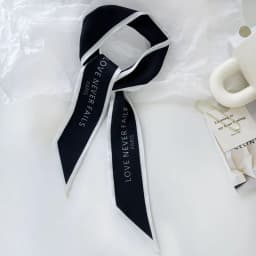 1/3pcs Minimally designed Instagram hair tie, bag, ribbon, Korean English printed scarf, decorative scarf, hair accessory