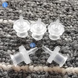 ‌Polypropylene Luer Lock Connector 10Pcs | 1/16'' Barbed Female Tapered Fitting for Syringe/Lab | Free Shipping