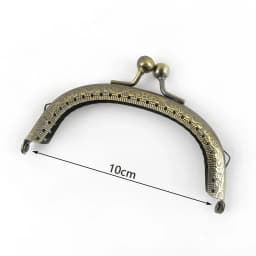 Bronze Purse Handle Semicirc Frame Purses Bags Metal Kiss Clasp Lock Sewing Handbag Handles DIY Bag Accessories