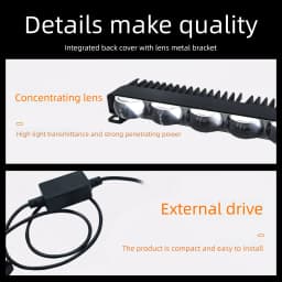 LED Headlight Bumper Fog Lamps Projector Lens Car Grill Light Work Light Mini Driving Light Auxiliary Lights For Car Motorcycle