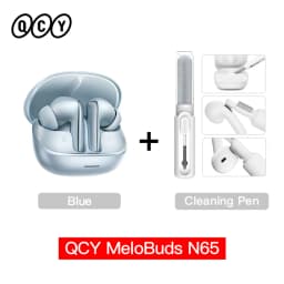 QCY MeloBuds N65 Wireless Earbuds BT 6.0 AI ANC LDAC Hi-Res Audio Head-Tracking Spatial Sound Headsets 8 Mics 50Hrs Earphones