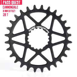 Pass Quest For CANNONDALE si ss 0mm 3mm Offset Bike Chainwheel 28T 30T 32T 34T 36T 38T 40T 42T bicycle Chainrings mtb Bike parts