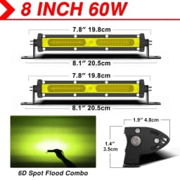 NAOEVO 4x4 Off road Led Light Bar Super Slim 120W 12V 24V 7 12 inch Driving Fog LED Work Lamp For Auto ATV SUV Tractor Boat Jeep