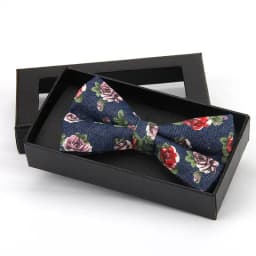 Men Simple Black Snake Pattern Necktie Bow Tie Packaging Box With Window Party Necklace Ring Storage Case Wedding Jewelry Gift