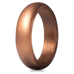 1pc Silicone Ring Hypoallergenic Crossfit Flexible Rubber Finger Rings 5.7MM For Women Party Wedding Rings