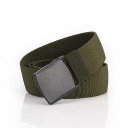 Metal Free Men's Elastic Belt Quick Release Nylon Buckle Soft Fiber Unisex Stretch Girdle Hiking Fishing Sport Belt