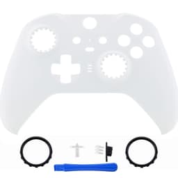 eXtremeRate Replacement Front Housing Shell Case for Xbox One Elite Series 2 Controller Model 1797 - Clear & Single Series
