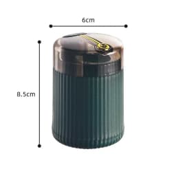 Pop-up Automatic Toothpick Dispenser Portable Plastic Toothpick Holder Container Creative Press Toothpick Storage Box Organizer