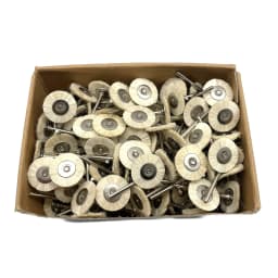 19/22/25mm Polishing Brushes Soft Hard Abrasive Buffing Grinding Wheel 2.35mm Shank Dremel Accessories for Jewelry Rotary Tools