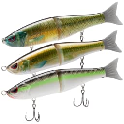 Bassdash Swimbaits Pike Trout Glide Baits Minnow Hard Bass Fishing Lure 17.8cm/62.5g 11.5cm/18.4g