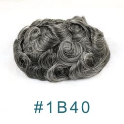 30mm Wave Human Hair Cheapest Thin Micro Skin Base Natural Hairline Toupee for Men Hair Loss Scallop Front Capillary Prosthesis