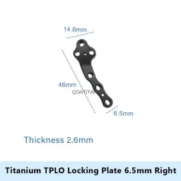 Titanium TPLO locking Plate ALPS Bone Plate Orthopedic Surgical Instruments Veterinary Pet Animal 1pcs