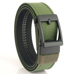 TUSHI Hard Thickened gun hanging double-layer nylon cloth tactical belt for Men versatile outdoor automatic buckle men's belt