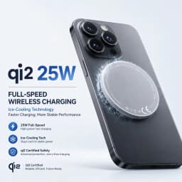 Qi2.2 Wireless Chargers 25W Magnetic Induction Fast Charging For Magsafe IPhone17 16 15 ProMax‌ 5W Airpods Series Xiaomi Samsung