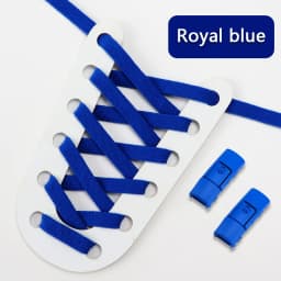 1 Pair No Tie Shoe Laces Press Lock Shoelaces Without Ties Elastic Laces Without Ties Sneaker Kids Adult Flat Shoelace for Shoes