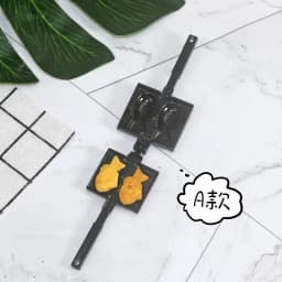 Dollhouse Copper Mini Taiyaki Mold Baking Pan Miniature Items Braised Snapper Mould Food Doll House Kitchen Accessories