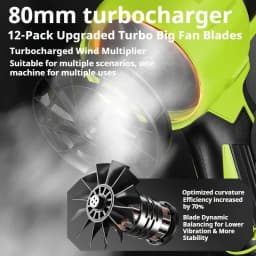 Labor-saving Handheld Jet Blower Fan Industrial Powerful Large Vacuum Cleaner Convenient Dust Cleaning Leaf Blowing Snow Removal