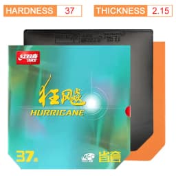 DHS NEO Hurricane 3 Provincial Table Tennis Rubber Orange Sponge NEO H3 Prov OS Ping Pong Rubber Sticky Top Sheet