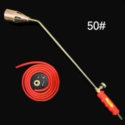 LPG Fire Torch Single Switch Liquefied Gas Torch High Temperature Brazing Household Pig Cow Hair Burning Tool With Gas Hose