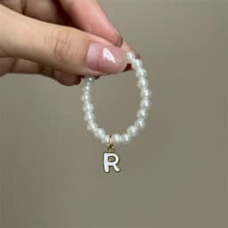 For Mini Labubu Pendant Accessories Letter Pearl Necklace For 4.0 Labubu Pin for Love Series Doll Accessories Dolls' Decoration
