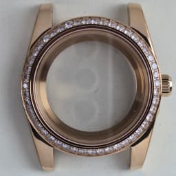 36mm/39mm Rose Gold Case Diamonds Bezel Sapphire Mod Parts NH34 NH35 NH36 NH38 NH39 NH70 NH72 ETA2824 PT5000 Movement
