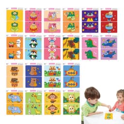 Matching Game Toddler Find The Difference Cards Concentration Training Product Interactive Spot The Difference Game For Boys