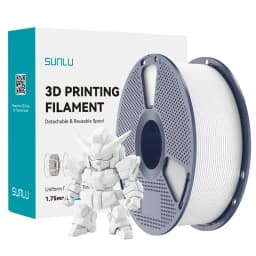 SUNLU 1KG PLA Plus 2.0 3D Printer Filament 1.75mm 1000g Spool (2.2lbs) Neatly Arranged No Knot Filament Fit Most FDM Printer