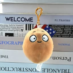 2025 New Style Plants vs Zombies Plush Pendant Cute SunFlower Peashooter Chomper Bag Keychain Decoration Stuffed Doll Kids Gift