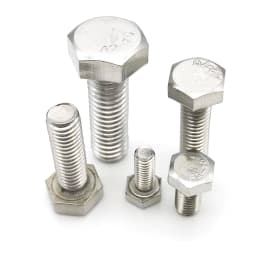 HZYUEGOU M3 M4 M5 M6 M8 A2-70 304 Stainless Steel Metric Thread DIN933 Outside Hex Head Bolt External Hexagon Head Screw