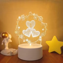 3D LED Lamp Creative 3D LED Night Lights Novelty Illusion Night Lamp 3D Illusion Table Lamp For Home Christmas Decorative Light