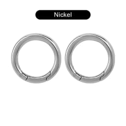 CRAZYSMITH O Ring Round Carabiner for Keychain Fob Clasp Connector Ring for Keychain Clip Strap Buckle Snap Hook Bag Accessories
