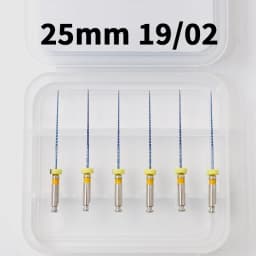 Glin Nickel Titanium Root Canal Dental Endo Files Blue Dental Rotary Files Use for Root Canal Cleaning Heat Activation 21/25mm