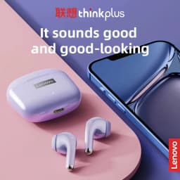 Lenovo LP40 Pro Wireless Headphones Bluetooth 5.4 TWS HiFi Stereo Earphones Gaming Sports Touch Control HD Call with Mic Earbuds