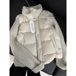 Thickened Knitted High Collar Cotton Jacket Women's Puffy Bread Style Winter Outerwear Warm Coat Korean Style New Arrival