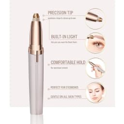 Electric Eyebrow Trimmer Eye Brow Shaper Pencil Face Hair Remover For Women Makeup Painless Automatic Eyebrow Shavers Depilator