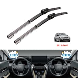Front Rear Wiper Blades Set For BMW X5 E70 2006-2013 Windshield Windscreen 24"+20"+15" xDrive 35d 40d Car Accessories Cover 2011
