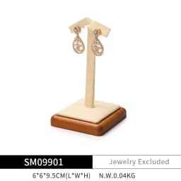 Oirlv Solid Wood Jewelry Tray Bracelet Ring Display Props Sets Jewelry Organizer Holder Necklace Display Stand Jewelry Plate