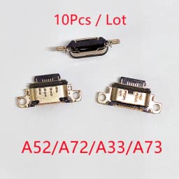 10pcs For SamSung Galaxy S24 S23 S22 S21 S20 Plus Ultra A22 A12 A11 A51 A71 A52 A72 A73 A03S USB Charging Port Charger Connector