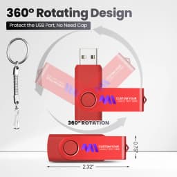 Free Custom Company Logo USB Flash Drive 128GB Key Chain Pen Drive 64GB 4GB 8GB 16GB Pendrive Memory Stick 32GB Metal USB Stick