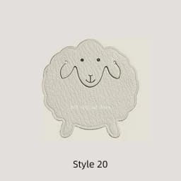 Cute Handmade Sheepskin Animal Bookmarks | Bag Sticker & Pendant | Creative Bag Accessory Gift