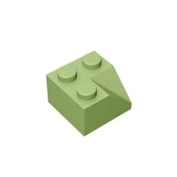 Gobricks GDS-721 Slope brick2x2 45 Roof tiles with concave slope compatible with lego 3046 children's DIY Educational