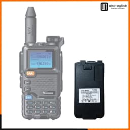 Quansheng UV 5R Plus Li-ion Battery DC 7.2V 3800mAh Battery BPK5 For UV-K6 Walkie Talkie UV K5 UV K58 Two Way Radio Rechargeable