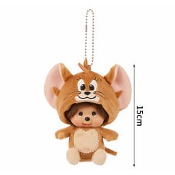2026 NEW Monchhichi Plush Doll Pendant Kawaii Monkey Keychain Cute Cartoon Couple Keyring Bag Charms Birthday Gift 몬치치 モンチッチ