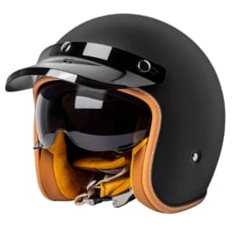 DOT Certification Women and Men Classical Carbon Fiber Motorcycle 3/4 Helmet Adults Moto Electric Scooter Open Face Helmet